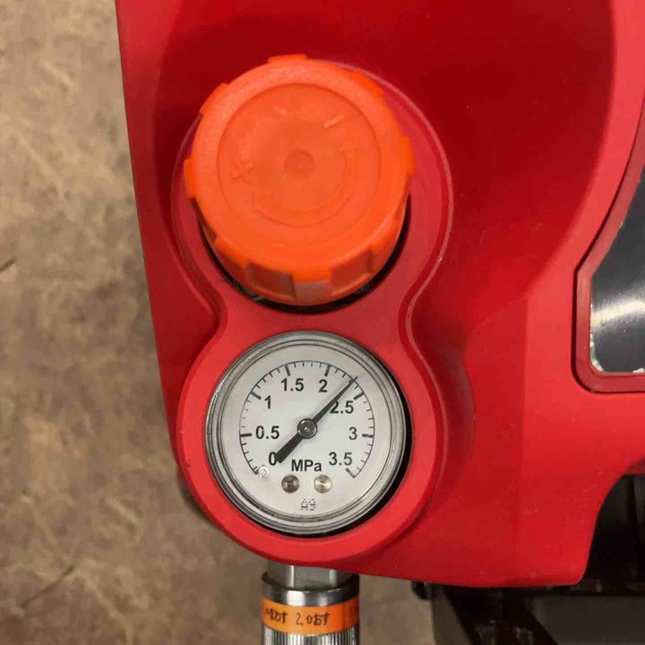 【動作良好】★マックス(MAX) 高圧専用エアコンプレッサー AK-HH1270E2_レッド【所沢店】