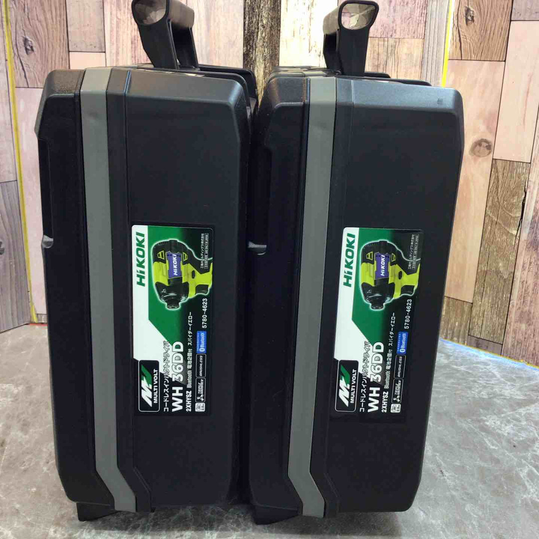 【未使用 2台セット】 ハイコーキ Hikoki スパイダーイエロー 36V コードレスインパクトドライバ WH36DD(2XHYSZ) 【八潮店】
