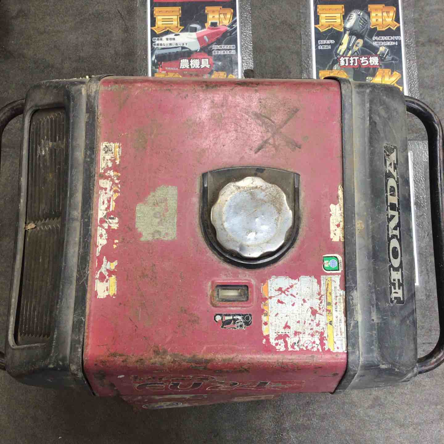 (値下げ)ホンダ発電機EU24i（訳あり）防災HONDA ホンダ インバーター発電機 EU24i 【車輪あり】