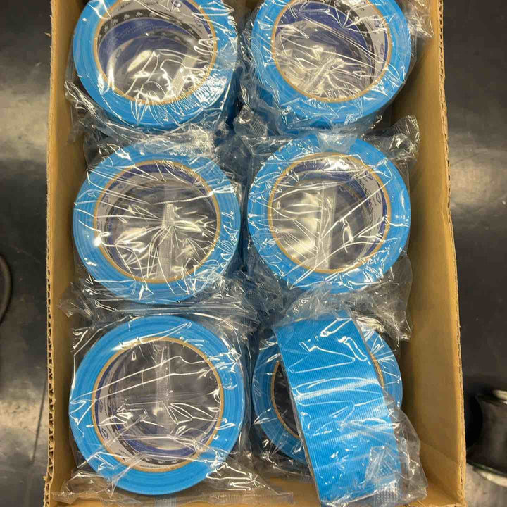 寺岡のPカットテープ 45mm×25m 青 No.4140 2箱(1箱36巻入 計72巻)【藤沢店】