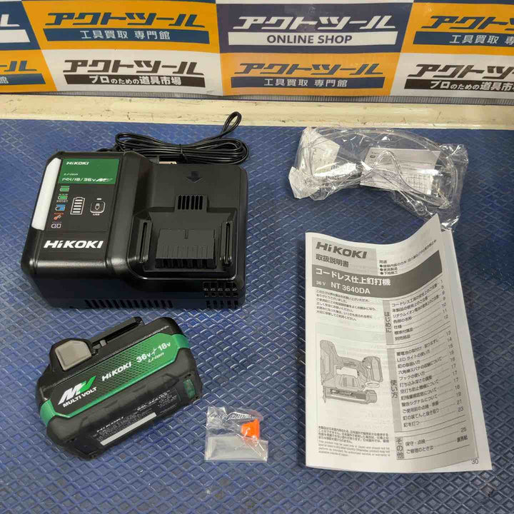 ★ハイコーキ(HIKOKI ※旧:日立工機) コードレスフィニッシュネイラ NT3640DA(XPZ)【草加店】