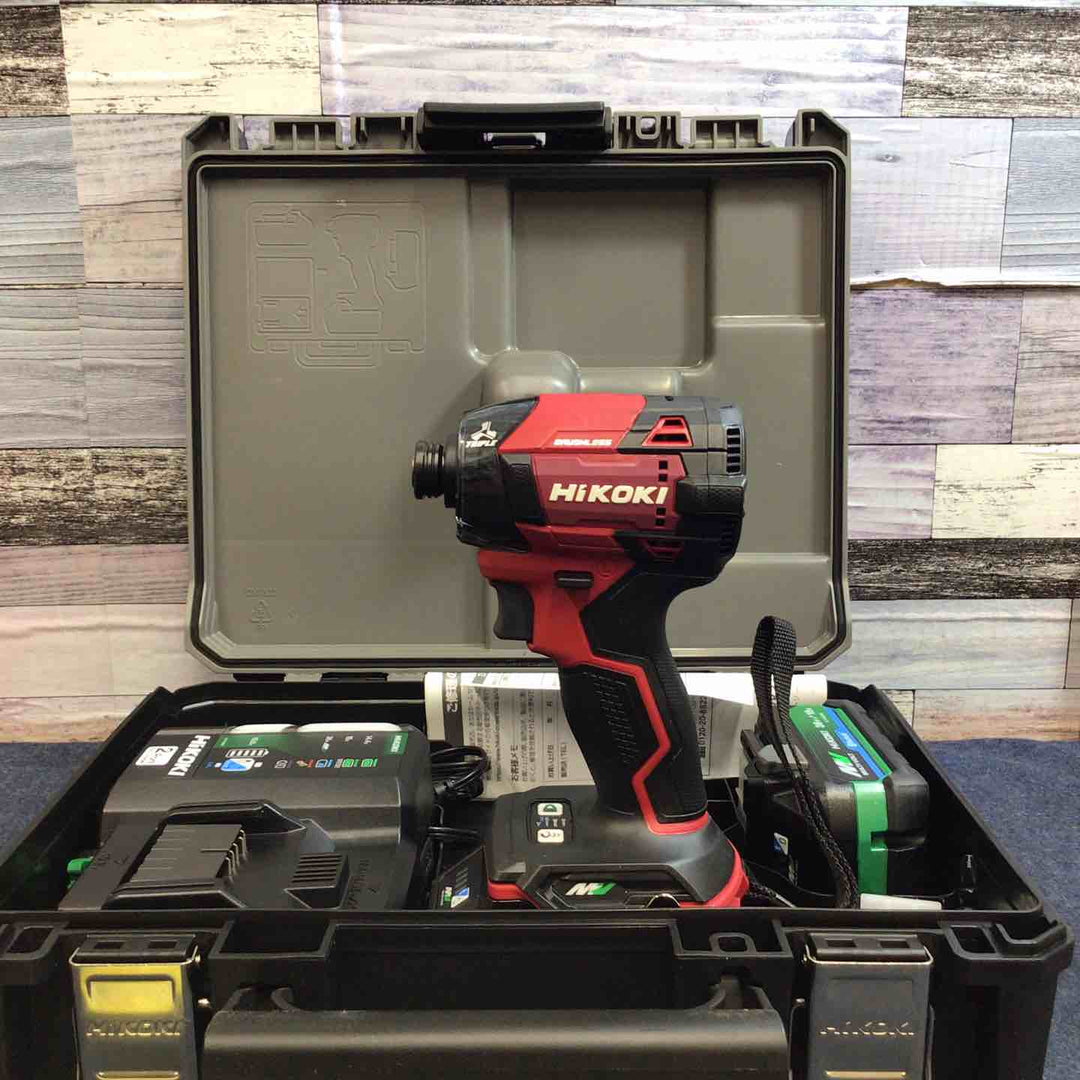 【未使用品】★ハイコーキ HIKOKI 36V コードレスインパクトドライバ スコーピオンレッド WH36DD(2XHRSZ)【八潮店】
