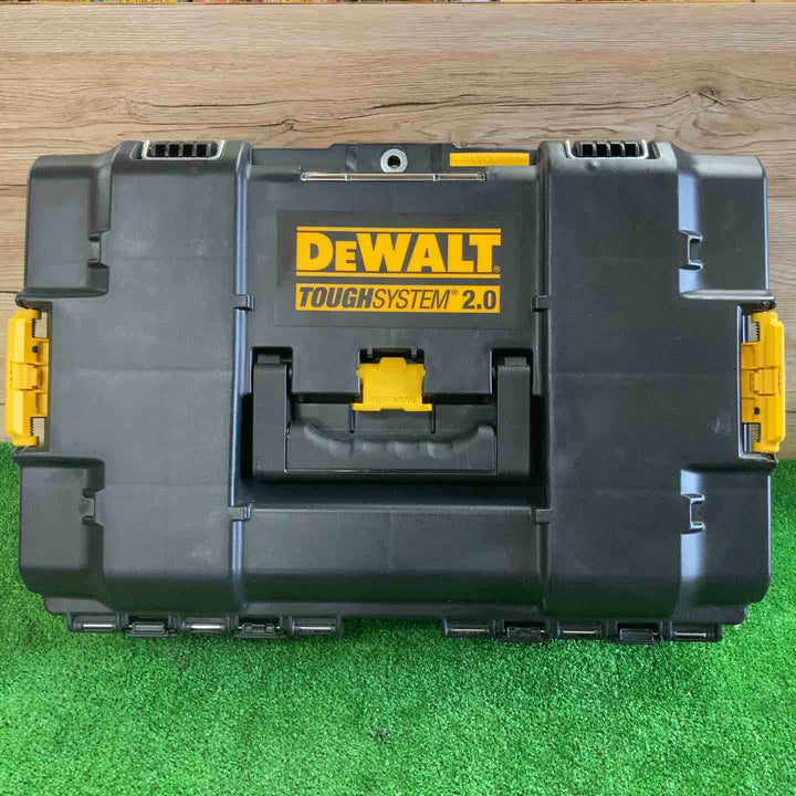 デウォルト(DEWALT) タフシステム2.0 システム収納BOX Sサイズ 工具箱 収納ケース ツールボックス DS165 積み重ね収納 DWST83293-1【町田店】