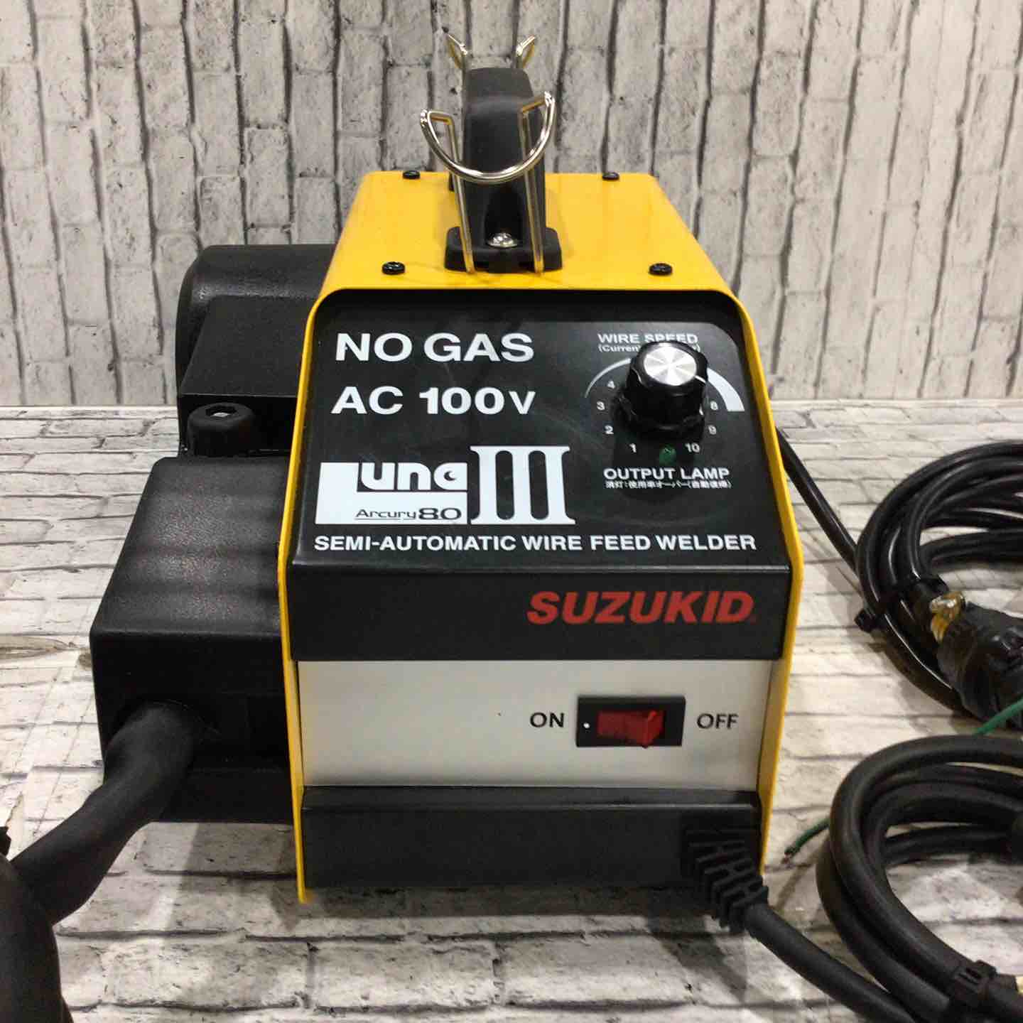 スズキッド ルナⅢ  半自動溶接機 SUZUKID アーキュリー80ルナIII 半自動溶接機 AC 100V 【公式通販】