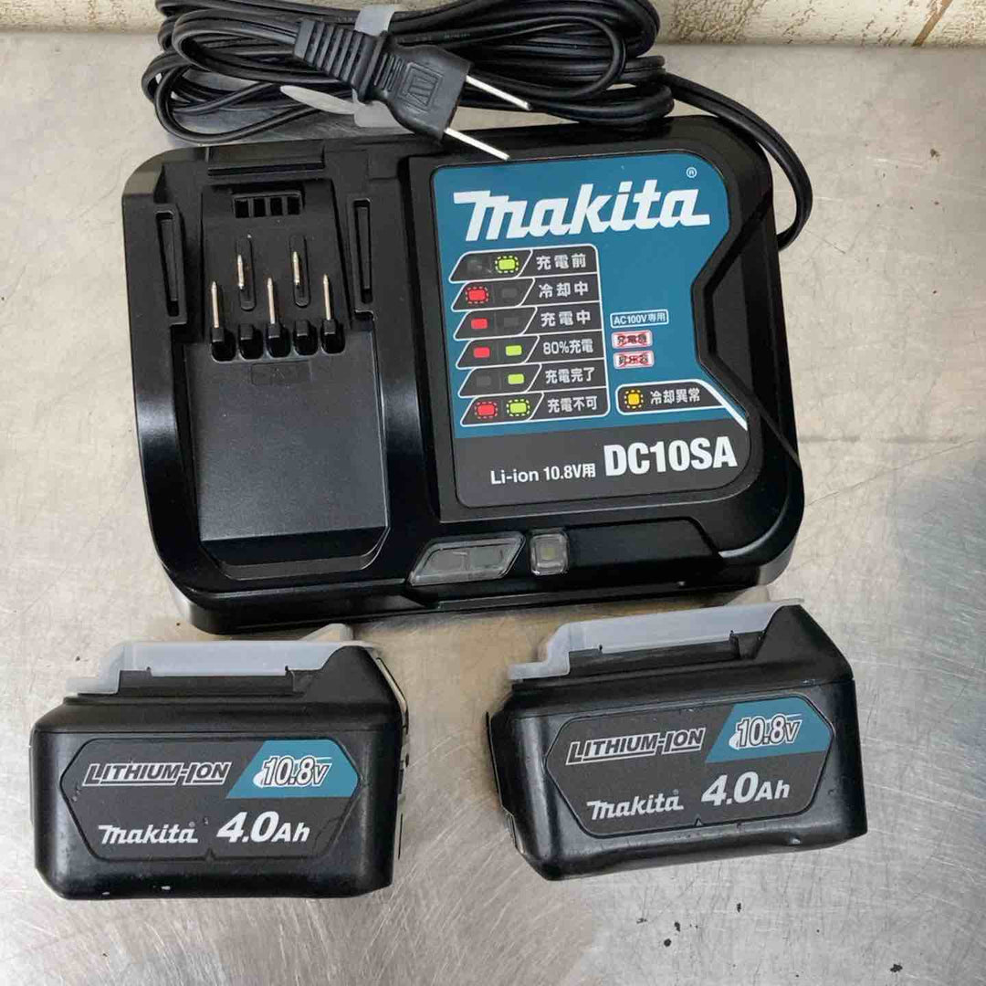【中古品】★マキタ makita コードレスドリルドライバー DF332DSMX 10.8V フルセット 4.0Ahバッテリー2個付き♪【柏店】