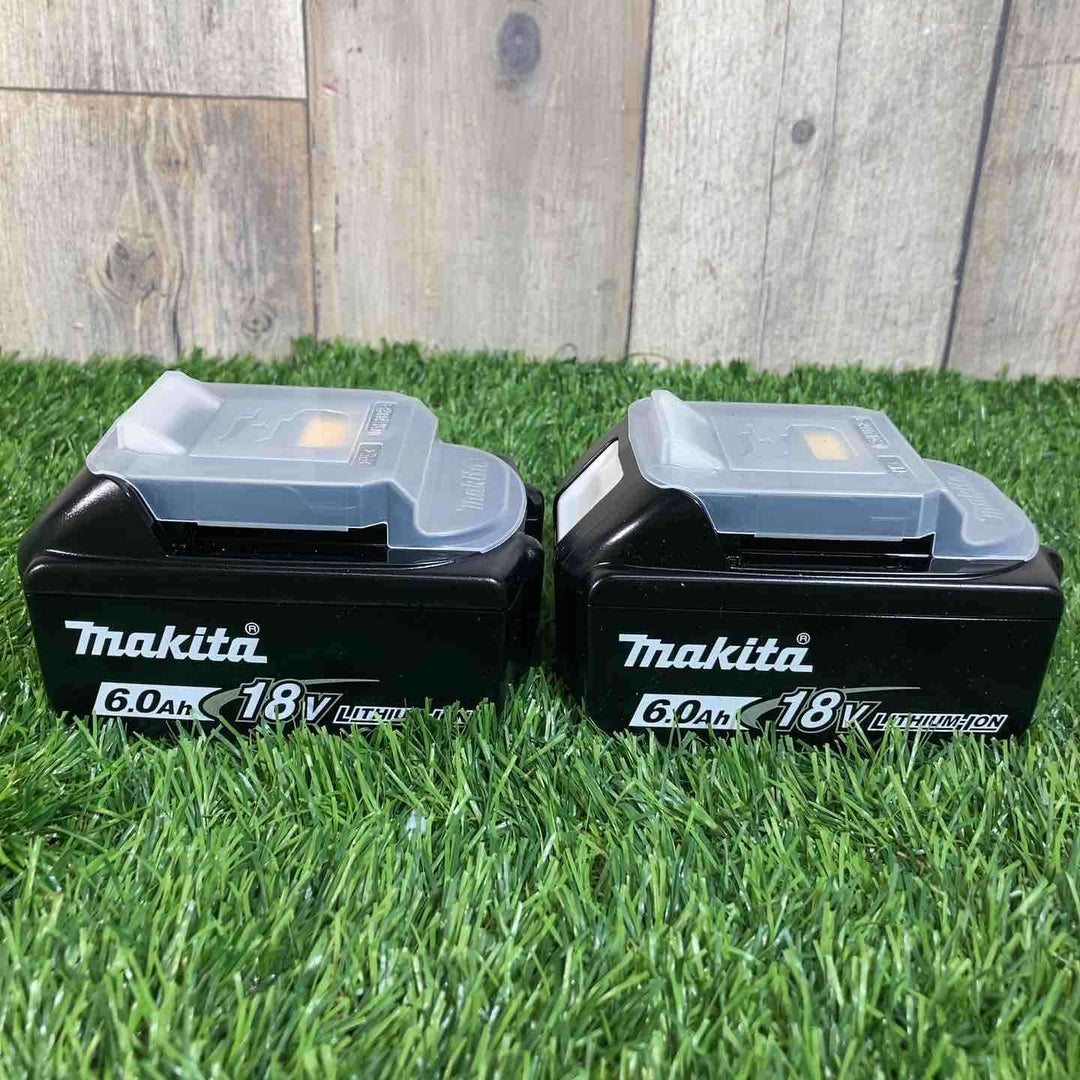 【未使用品】マキタ(makita) リチウムイオンバッテリー 18V/6.0Ah BL1860B 2個セット【戸田店】