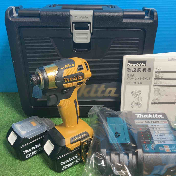 マキタ(makita) コードレスインパクトドライバー TD173DGXPY LTX20周年限定色 プレミアムイエロー【岩槻店】