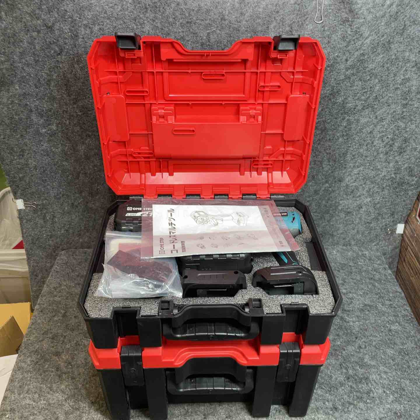 ONE STEP 電動工具 マルチツールセット 専用収納ボックス付き【桶川店】 ONE STEP 電動工具 マルチツールセット 専用収納ボックス付き【桶川店