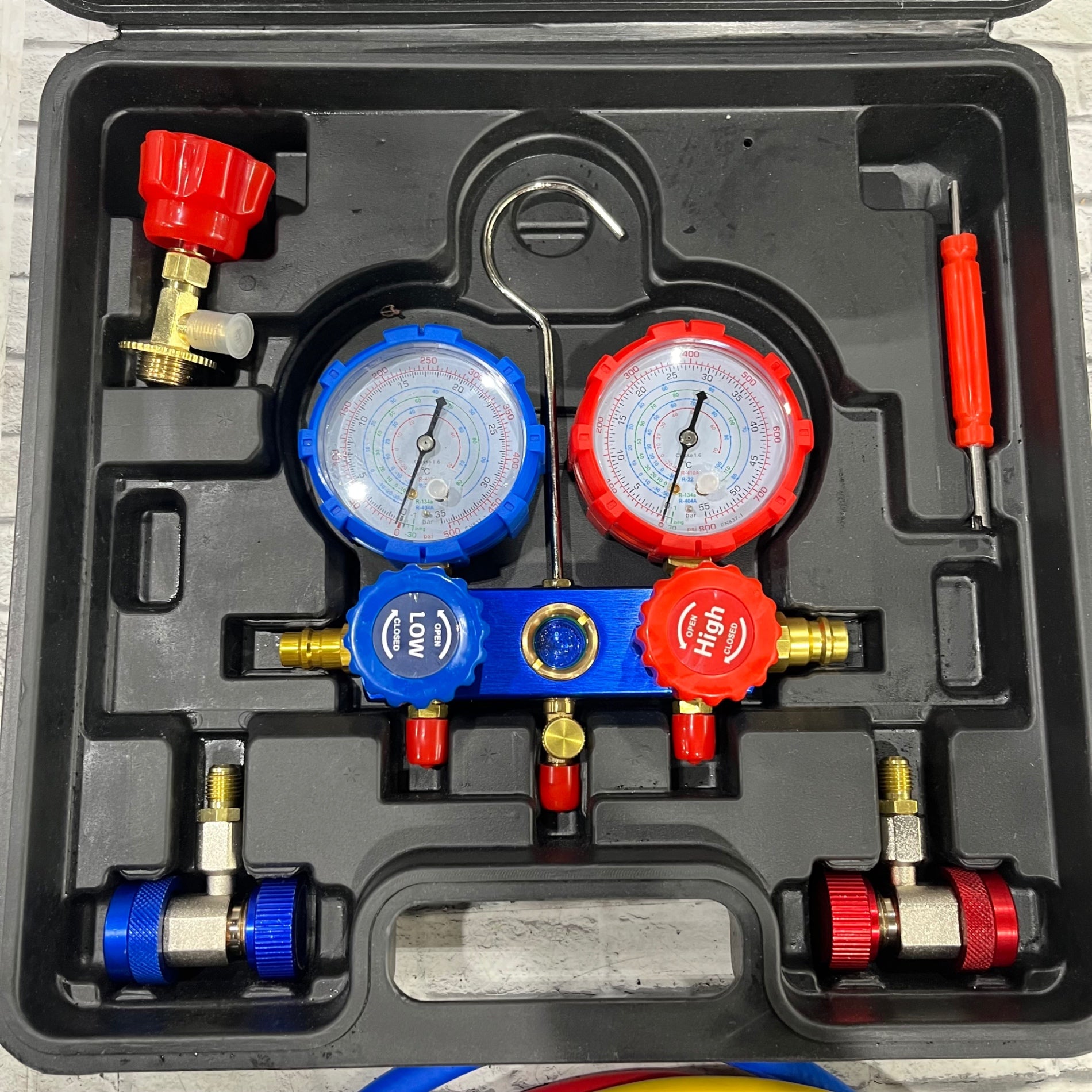 美品】〇タスコ(TASCO) 真空ポンプ TA150RC ゲージマニホールドセット