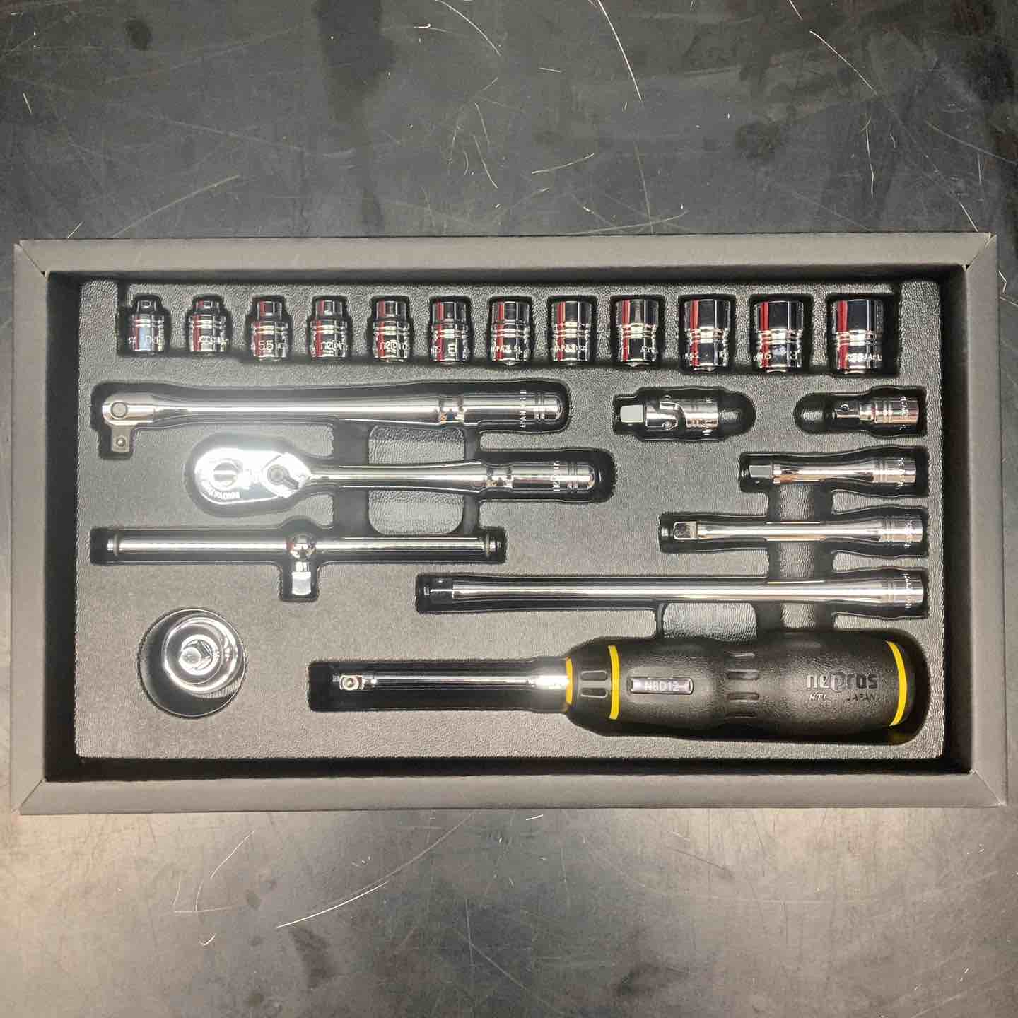 KTCネプロス/nepros (6.3sq) ネプロス・ソケットレンチセット NTB222XA