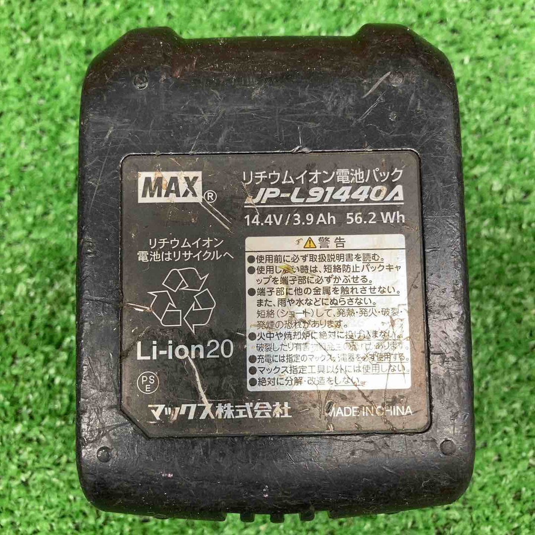 【中古品】 マックス/MAX リチウムイオンバッテリー 14.4V/4.0Ah JP-L91440A 【鴻巣店】