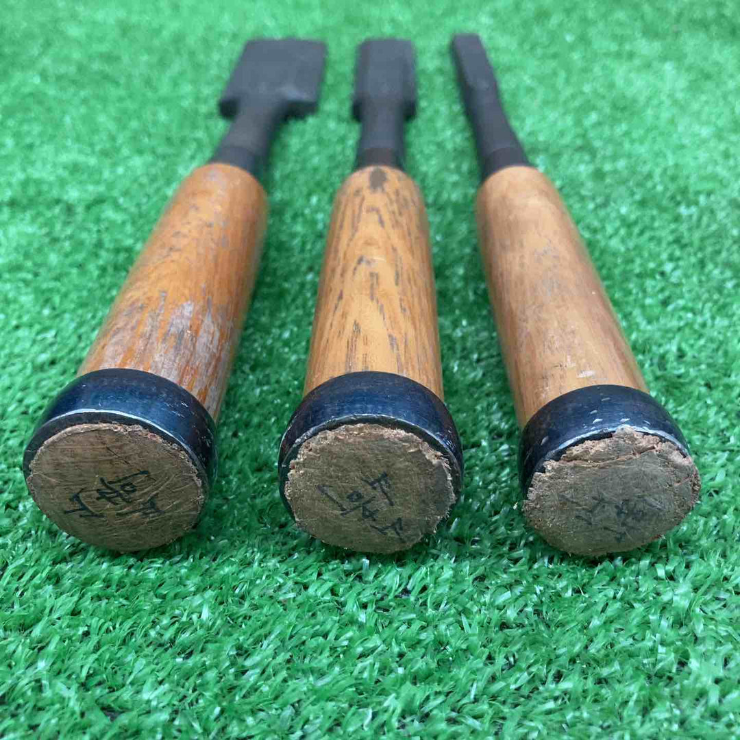 【中古・現状品】 是重 銘 鑿 のみ ＊3本組 【鴻巣店】