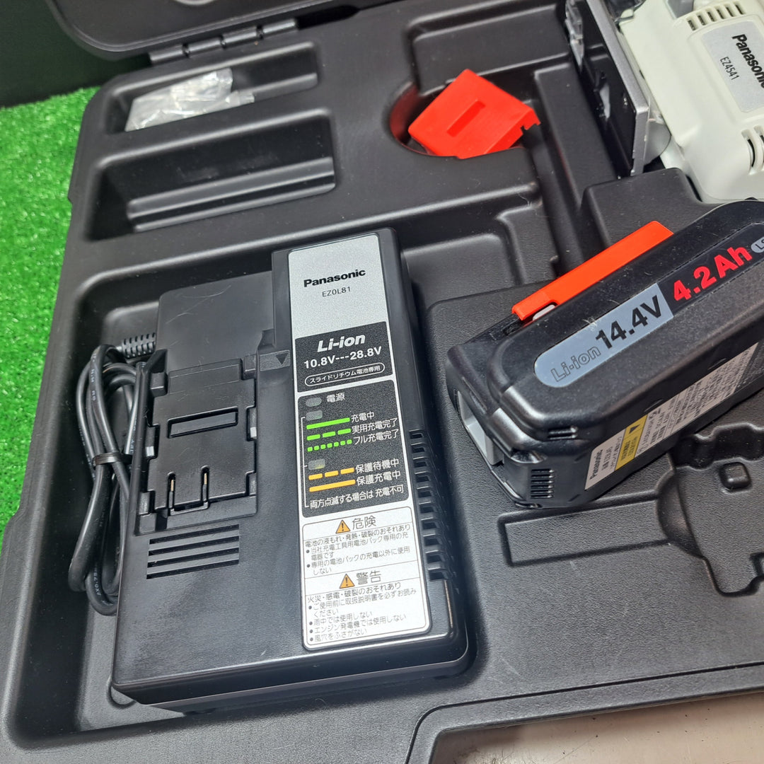 【美品】◇パナソニック(Panasonic) コードレスジグソー14.4V EZ4541LS2S-B【岩槻店】
