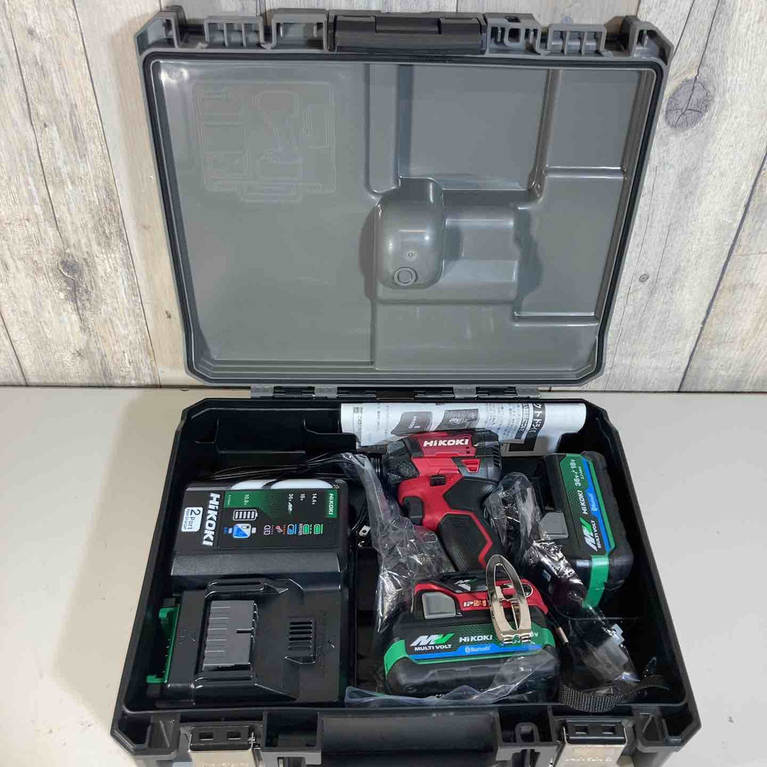 ★ハイコーキ(HIKOKI ※旧:日立工機) コードレスインパクトドライバ スコーピオンレッド WH36DD(2XHRSZ)【戸田店】
