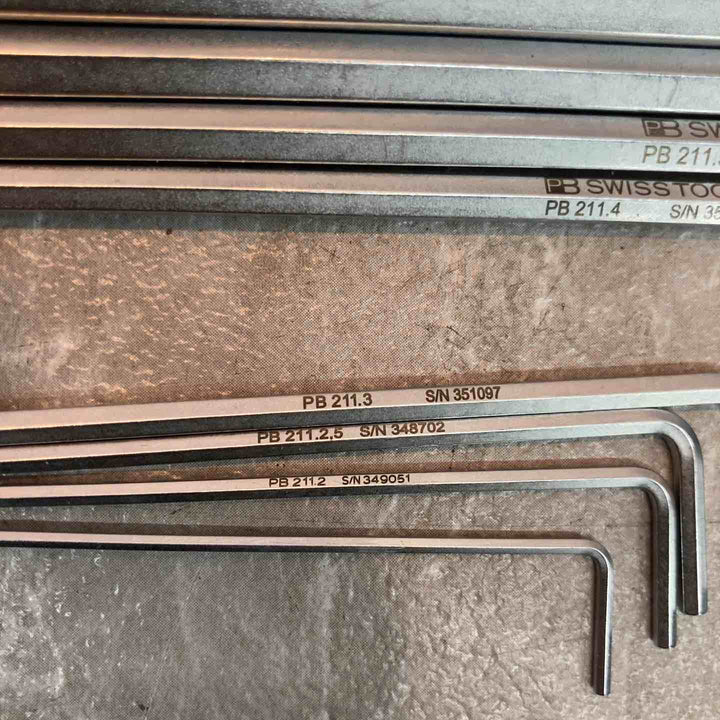 PB SWISS TOOLS(スイスツールズ) ホルダー付六角レンチセット ロング 9本組 (211.H-10) 1.5mm～10mm【八潮店】