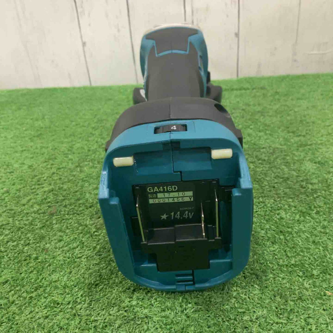 ◇マキタ(makita) 100mmコードレスディスクグラインダ GA416DZ 14.4V 動作確認済【川口店】
