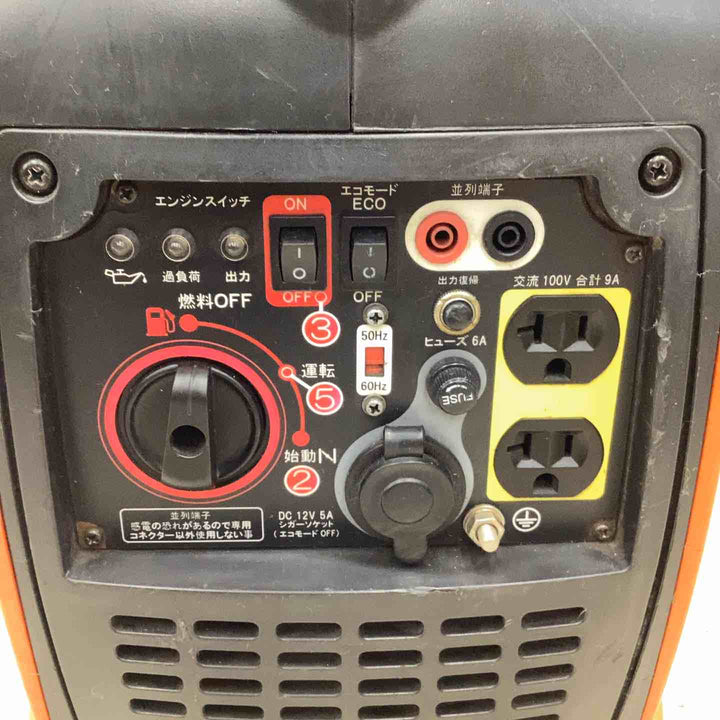 ☆工進 インバーター発電機 GV-9i【越谷店】