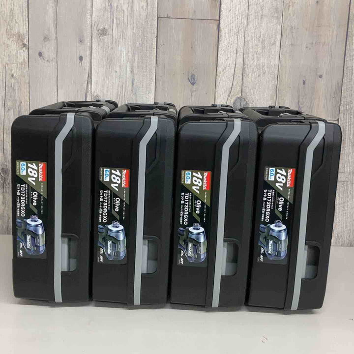 ▼マキタ makita コードレス インパクトドライバー TD173DRGXO 4台 インパクト オリーブ 純正 純正品 【戸田店】