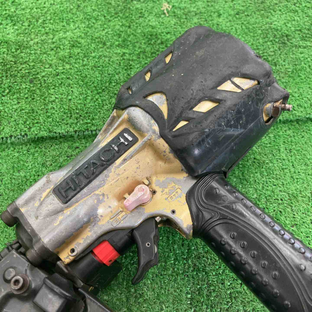 【現状品・エア漏れあり】 日立 90mm 高圧エア釘打ち機 NV90HMC 【桶川店】