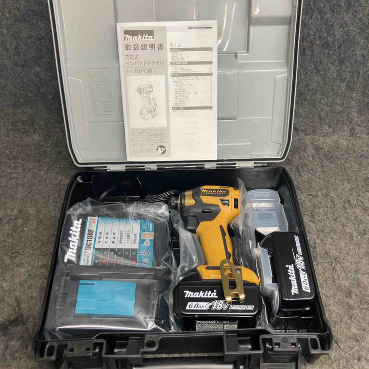 マキタ(makita) コードレスインパクトドライバー TD173DGXPY プレミアムイエロー 20周年限定色【鴻巣店】