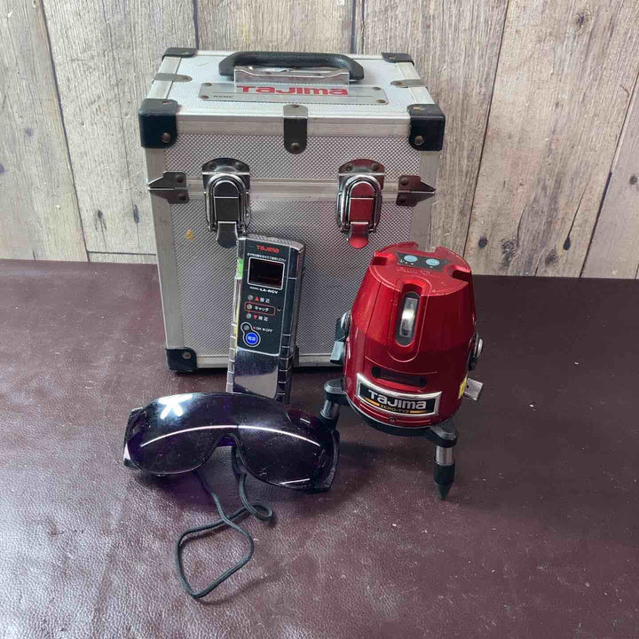 【中古品】タジマ(Tajima)  レーザー墨出し器 ゼロTYZ 縦・横・地墨 ZERO-TYZ 受光器付【東大和店】