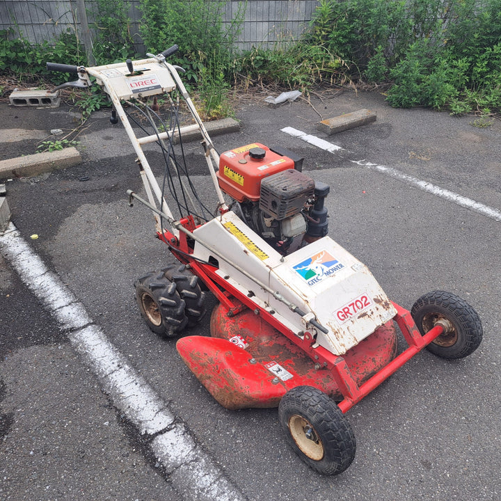 【店頭受取り限定】 ◎動作好調◎ オーレック ジーテックモア 10馬力 自走式 エンジン 草刈機 GR702【岩槻店】