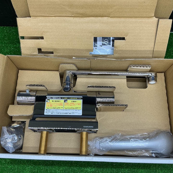 【未使用品】カクダイ サーモスタットシャワー混合栓デッキ 175-022【電材館越谷店】