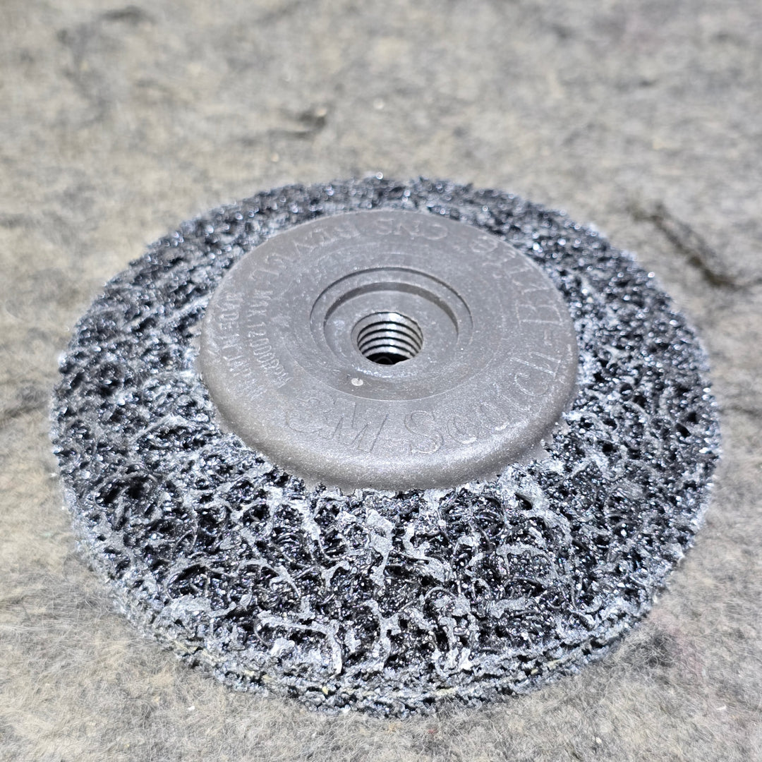 【未使用品】3M(スリーエム) スコッチ・ブライト CNSベベルブラック #120相当 90mm×13mm 5ヶ入×2箱セット【桶川店】