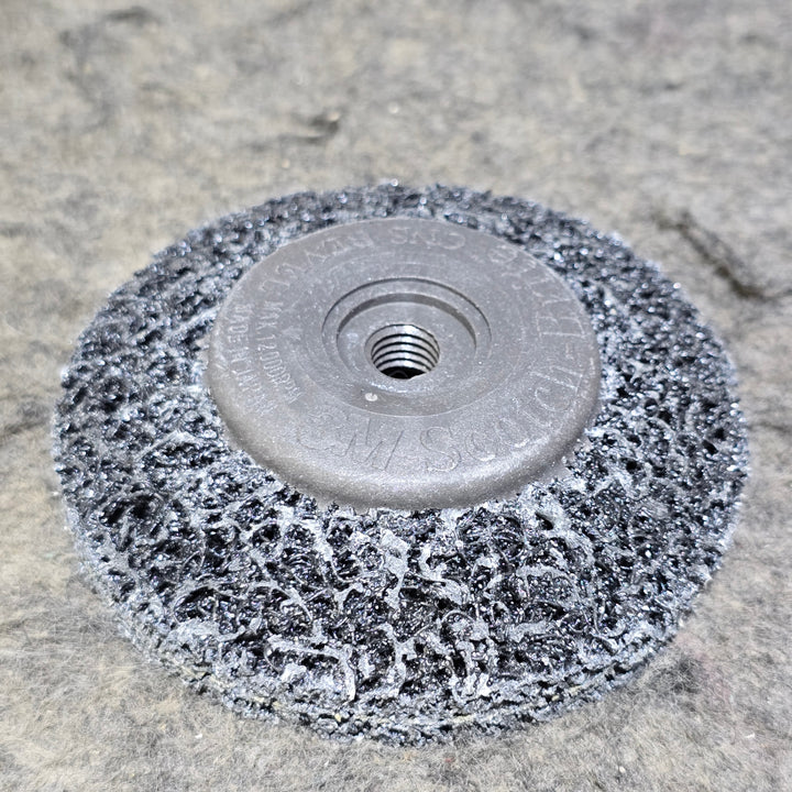 【未使用品】3M(スリーエム) スコッチ・ブライト CNSベベルブラック #120相当 90mm×13mm 5ヶ入×2箱セット【桶川店】