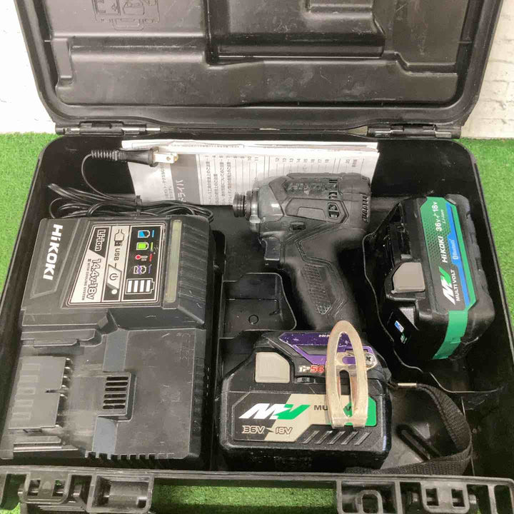 ☆ハイコーキ(HIKOKI ※旧:日立工機) コードレスインパクトドライバ WH36DC(2XPBS)【町田店】