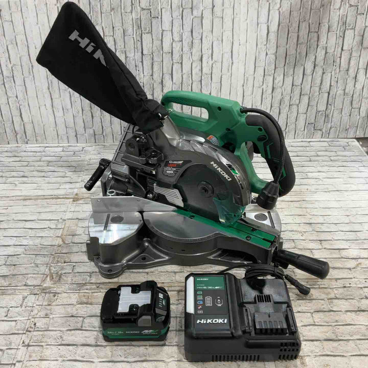 ★ハイコーキ(HIKOKI ※旧:日立工機) コードレス卓上スライド丸のこ C3606DRA(XP)【川口店】