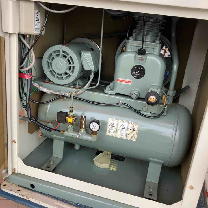 【店頭受取り限定】HITACHI BEBICON ベビコン エアーコンプレッサー PB-1.5EA5 1.5kw 2馬力 三相200V【草加店】