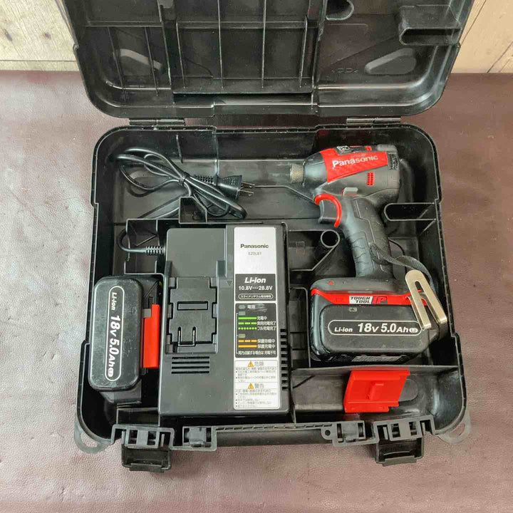 【中古品】 パナソニック(Panasonic) コードレスインパクトドライバー EZ75A7LS2G-R 14.4V/18V デュアル 【東大和店】