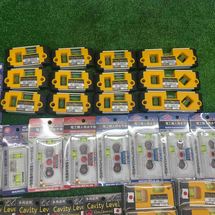 18go【未開封/送料無料】水平器 磁石モデル マグネット付き 40個まとめ売り エビスダイヤモンド KOD シンワ等【川越店】