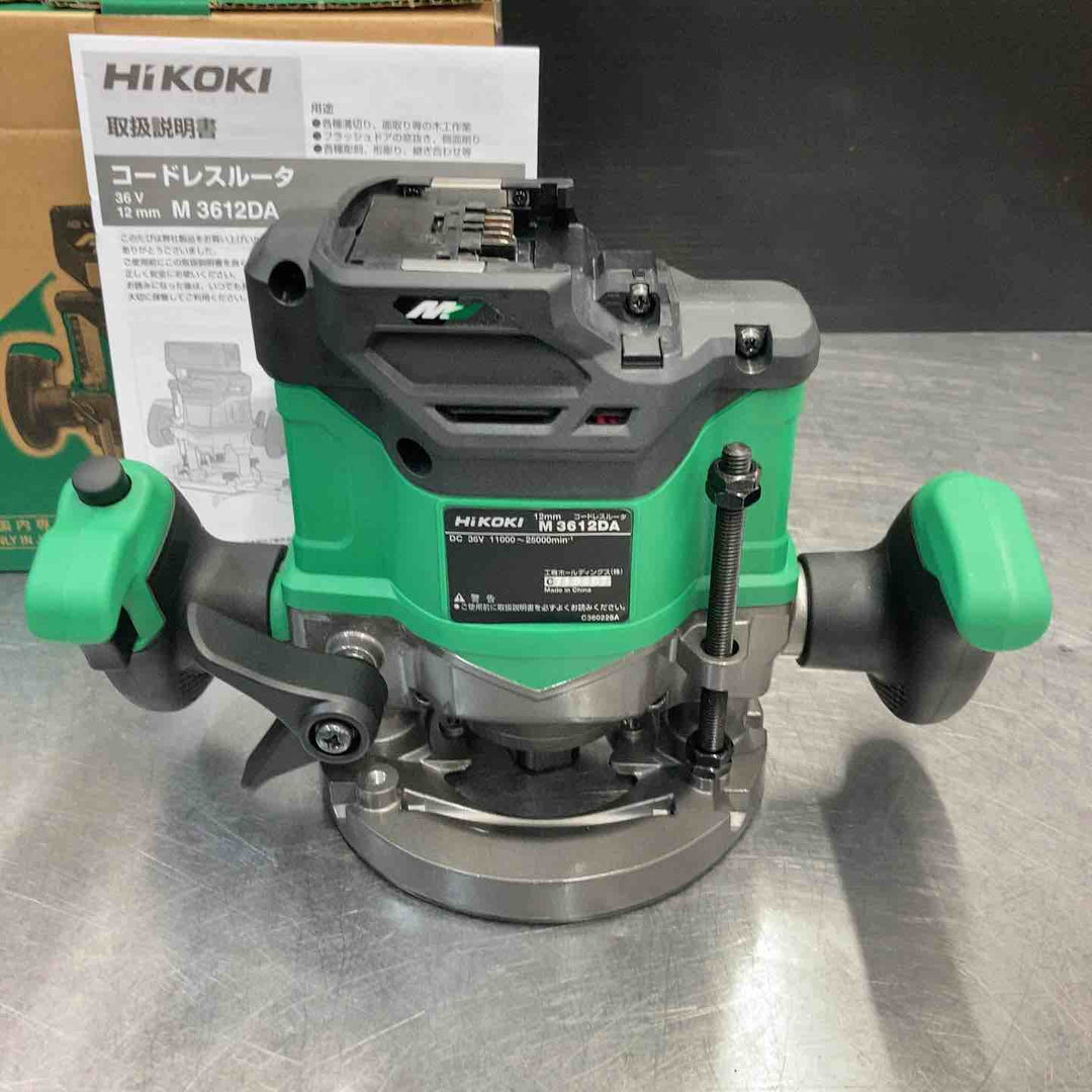 【未使用品(店頭展示品)】 ハイコーキ(HIKOKI ※旧:日立工機) 36V コードレスルーター M3612DA(NN) 3台セット 本体のみ 【東大和店】