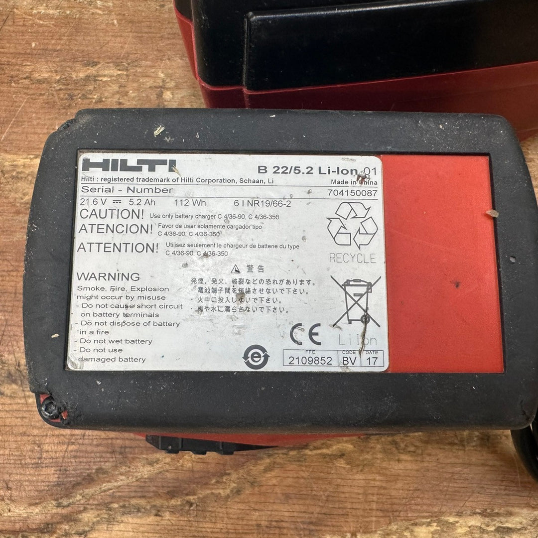 〇ヒルティ(HILTI)コードレスグラインダ AG 4S-A22-125【柏店】