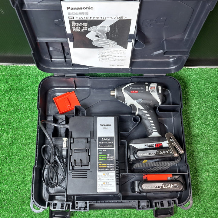 【美品】★パナソニック(Panasonic) コードレスインパクトドライバー EZ75A1LE2F-H【岩槻店】