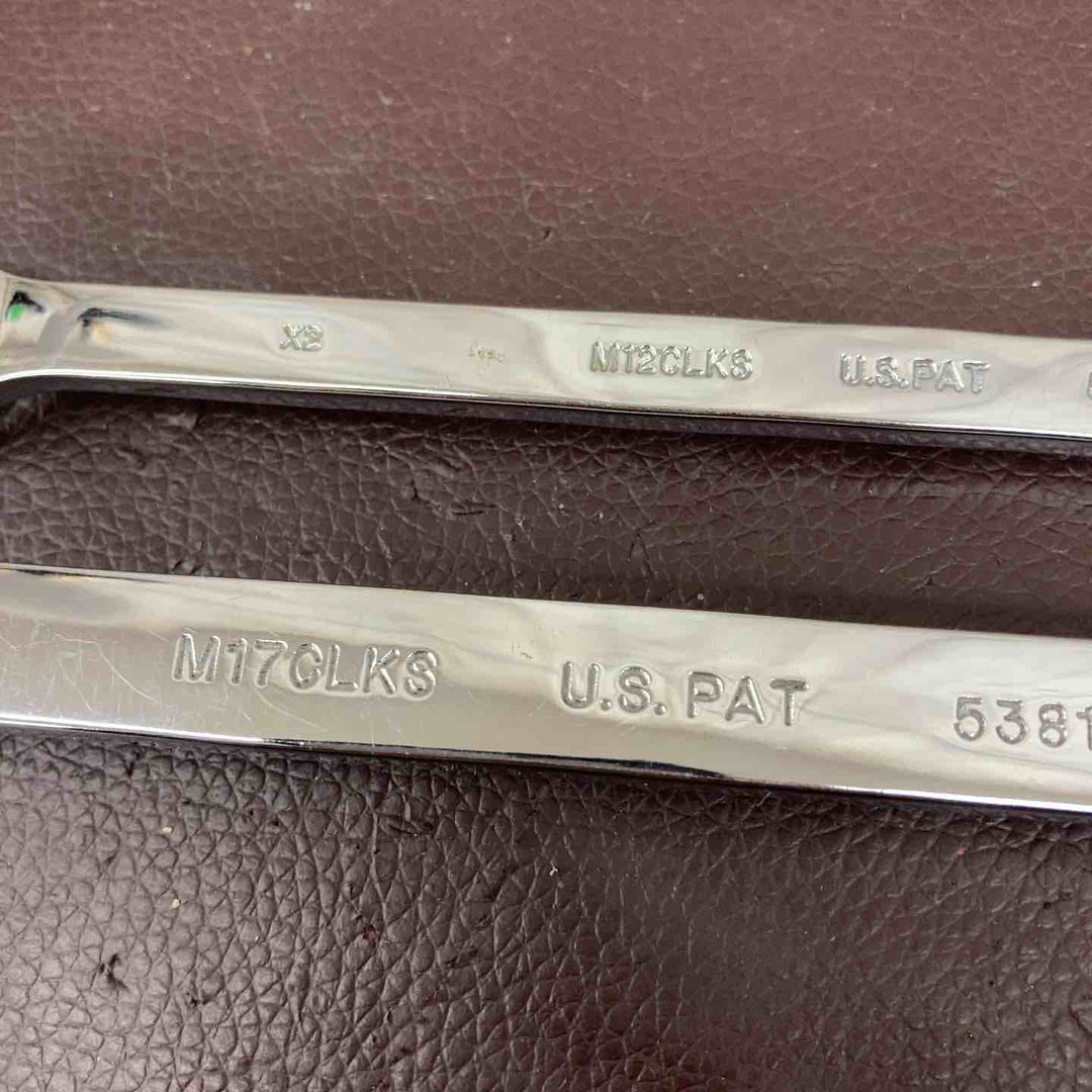 【中古品】 マックツールズ(MACTOOLS) M17CLKS M12CLKS コンビネーションレンチ 2本セット 【東大和店】