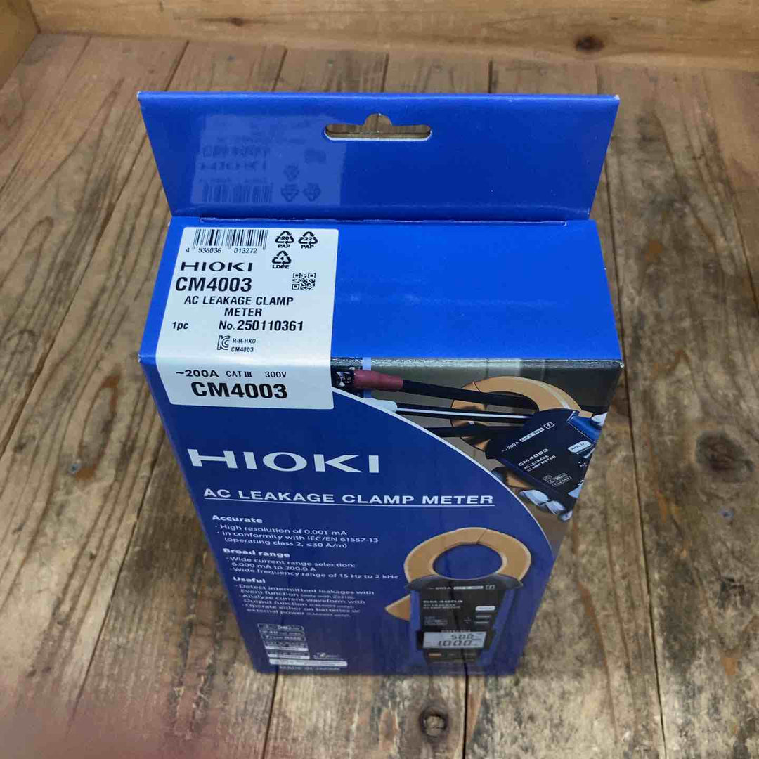 ◇日置電機(HIOKI) ACリーククランプメータ CM4003 出力機能・外部電源機能付【所沢店】