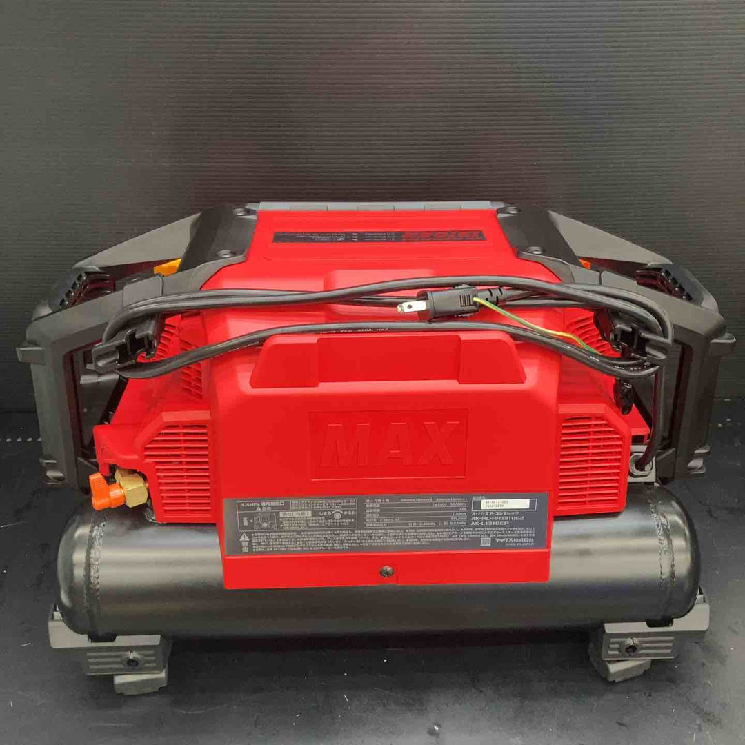 ★マックス(MAX) 高圧常圧兼用エアコンプレッサー AK-HL1310E2_レッド【川越店】