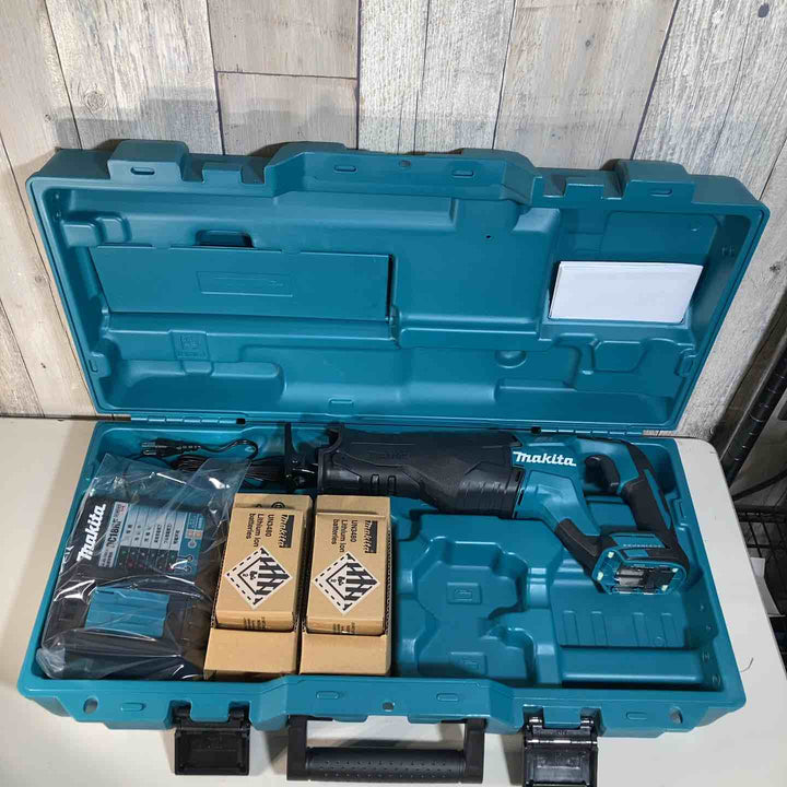 ★マキタ(makita)18V コードレスレシプロソー JR187DRGX バッテリー2個付属 純正品【戸田店】