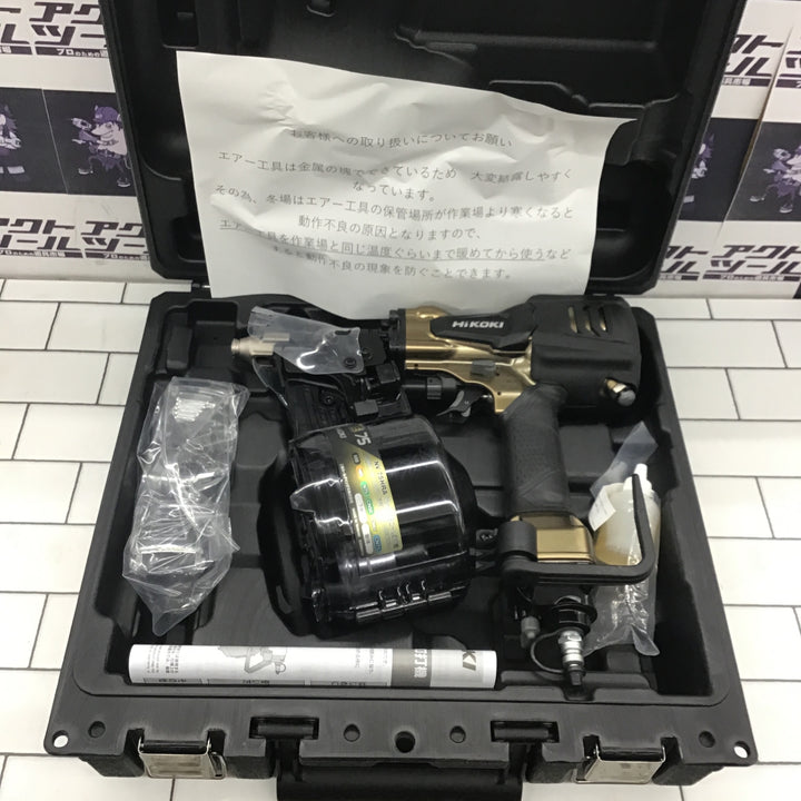 ★ハイコーキ(HIKOKI ※旧:日立工機) 高圧エア釘打ち機 NV75HRA(S)【所沢店】