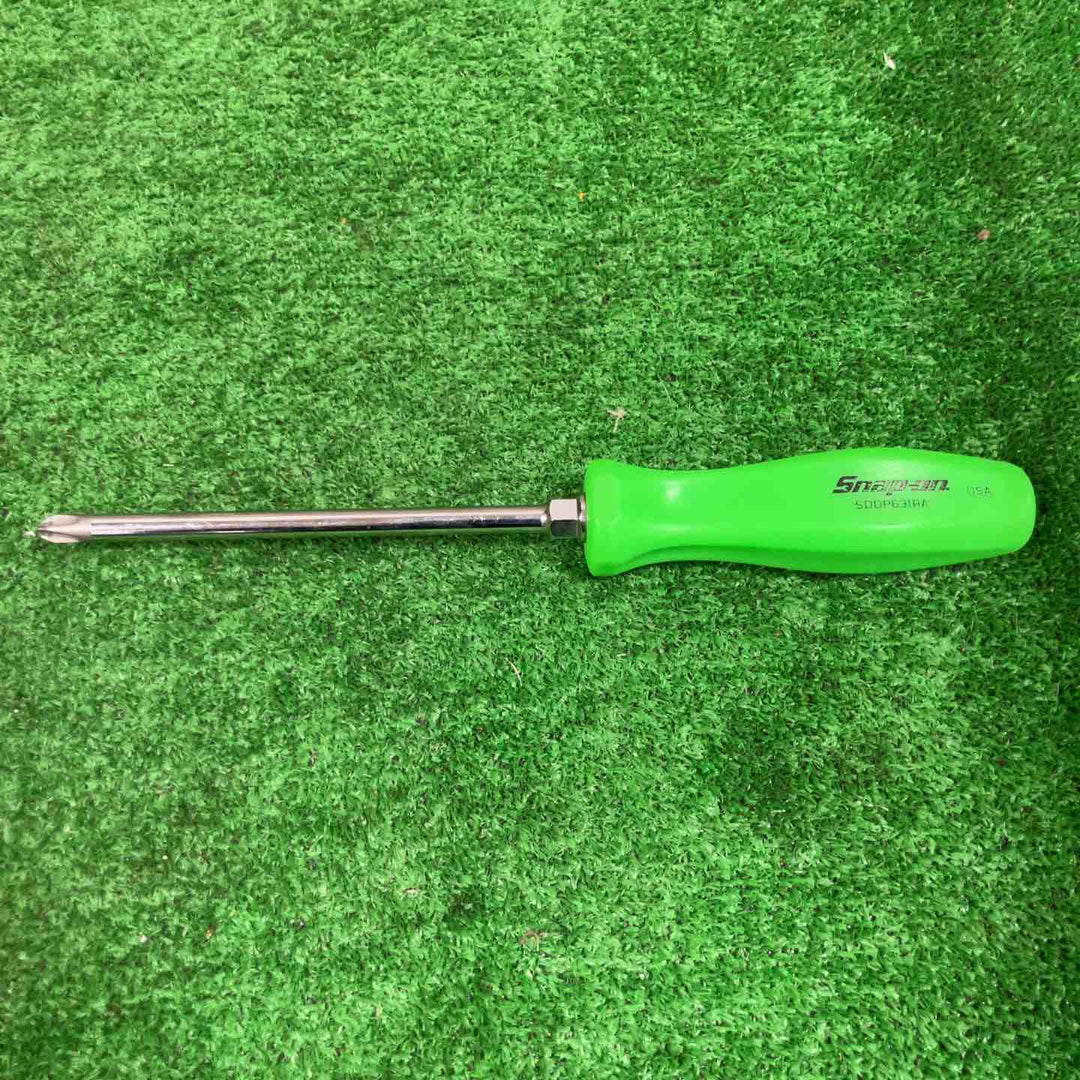 ◇Snap-on (スナップオン) 旧グリップ ドライバーセット 限定品 グリーン 緑 SDDX70AG [並行輸入品]【草加店】