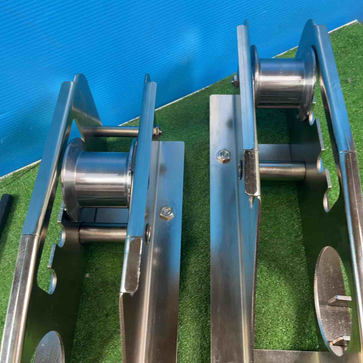 【美品】デンサン ケーブルドラムローラー (飛び出し防止装置付） KDR-1200-SET【岩槻店】