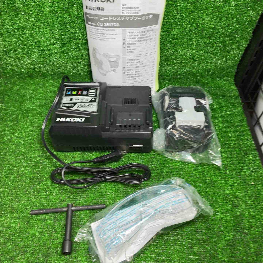 ハイコーキ(HIKOKI ※旧:日立工機) コードレスチップソーカッター CD3607DA(WP)【藤沢店】