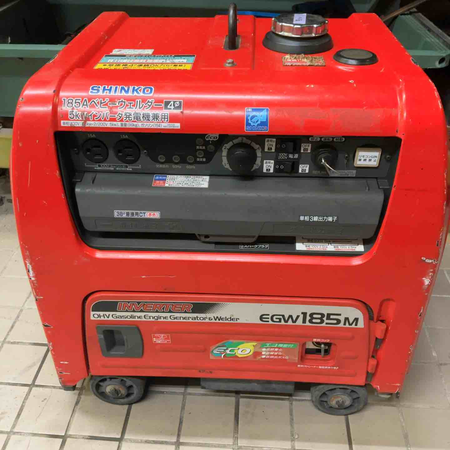 店頭受取り限定】◇やまびこ産業機械 新ダイワ EGW185M-IST エンジン