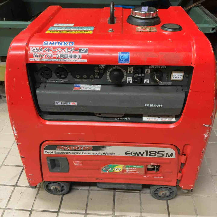 【店頭受取り限定】◇やまびこ産業機械 新ダイワ EGW185M-IST エンジン溶接機【草加店】