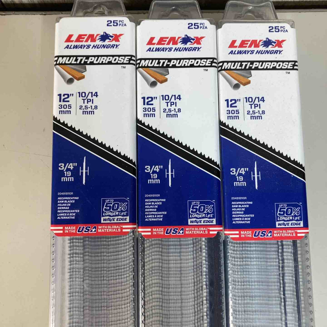 【未使用品】 レノックス(LENOX) 20491B110R セーバーソーブレード (25枚入) 300mm 3個セット【戸田店】