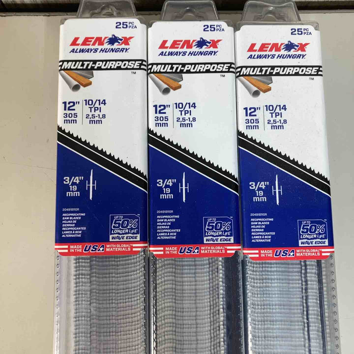 【未使用品】 レノックス(LENOX) 20491B110R セーバーソーブレード (25枚入) 300mm 3個セット【戸田店】