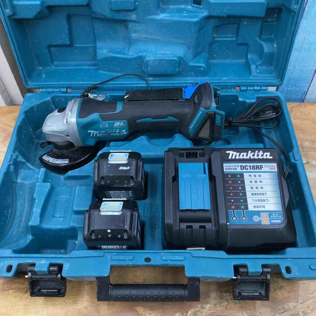 マキタmakita GA408DRGX 18V 充電式ディスクグラインダー【船橋馬込店